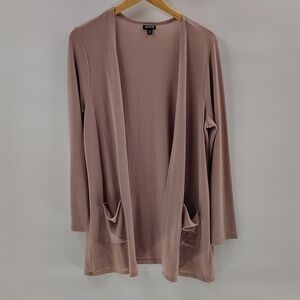Torrid Open Front Cardigan Lightweight Sweater Size Large Light Purple